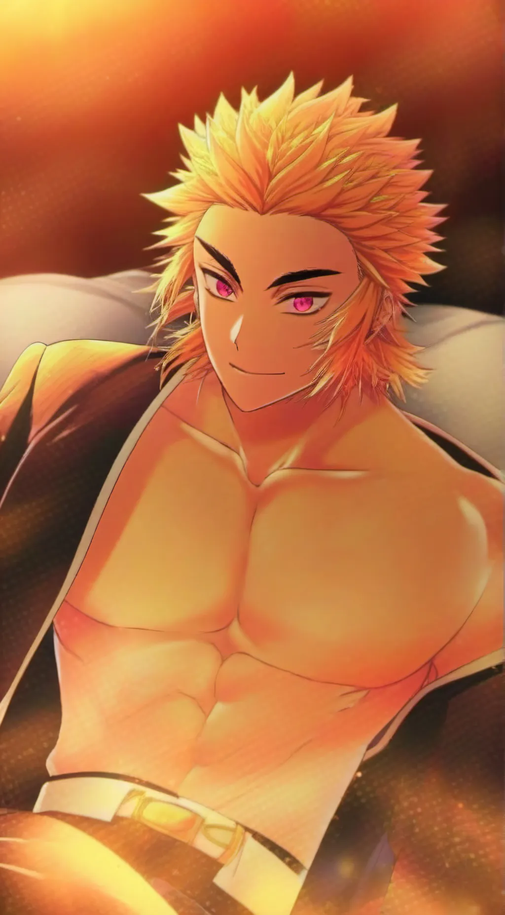 ai character: Rengoku  background