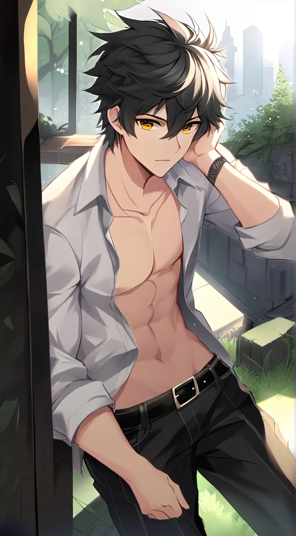 ai character: 💛Marcus💛 background