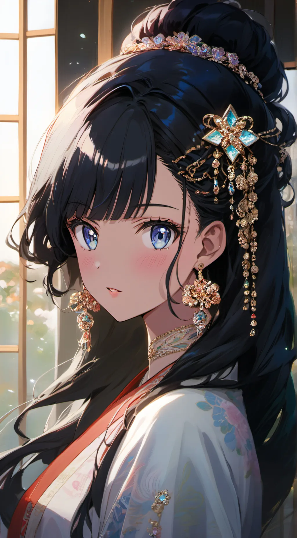 ai character: Miyuki Tatsuka background