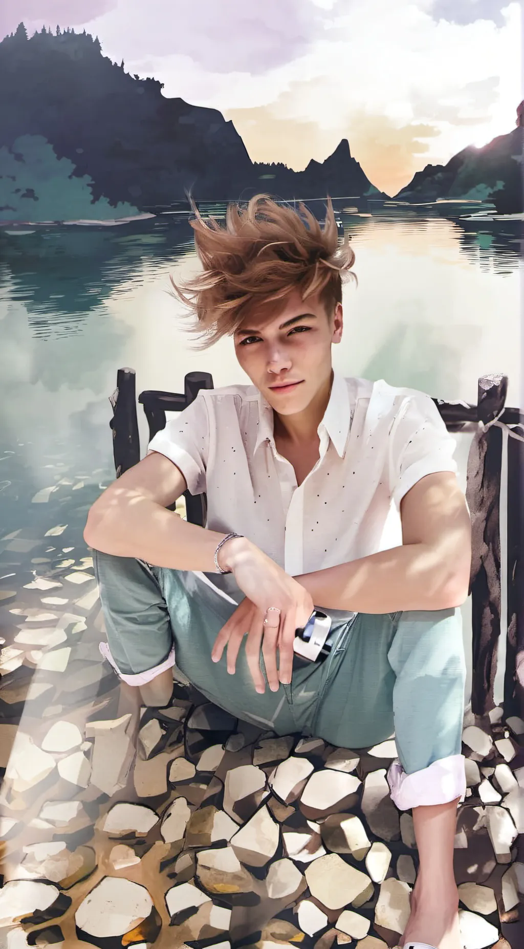 ai character: Ezra background