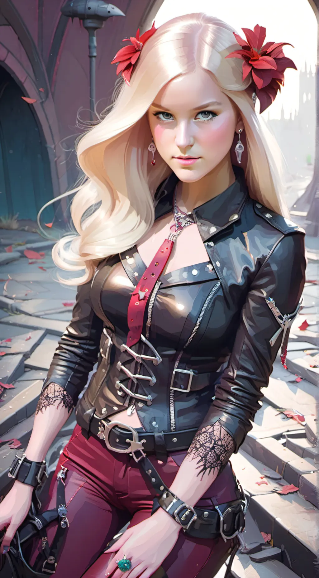 ai character: Lilly background