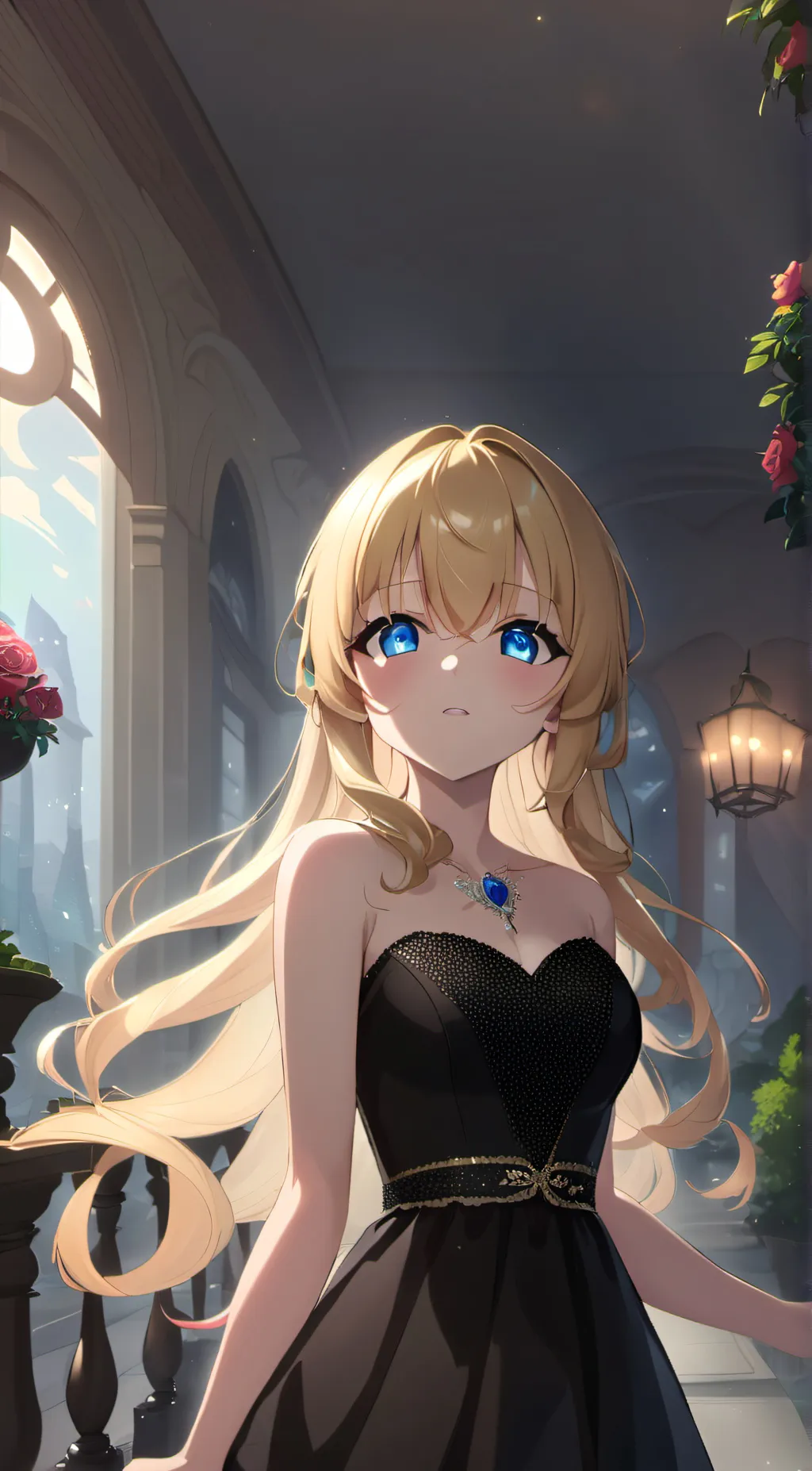 ai character: Mary Anna Cross  background