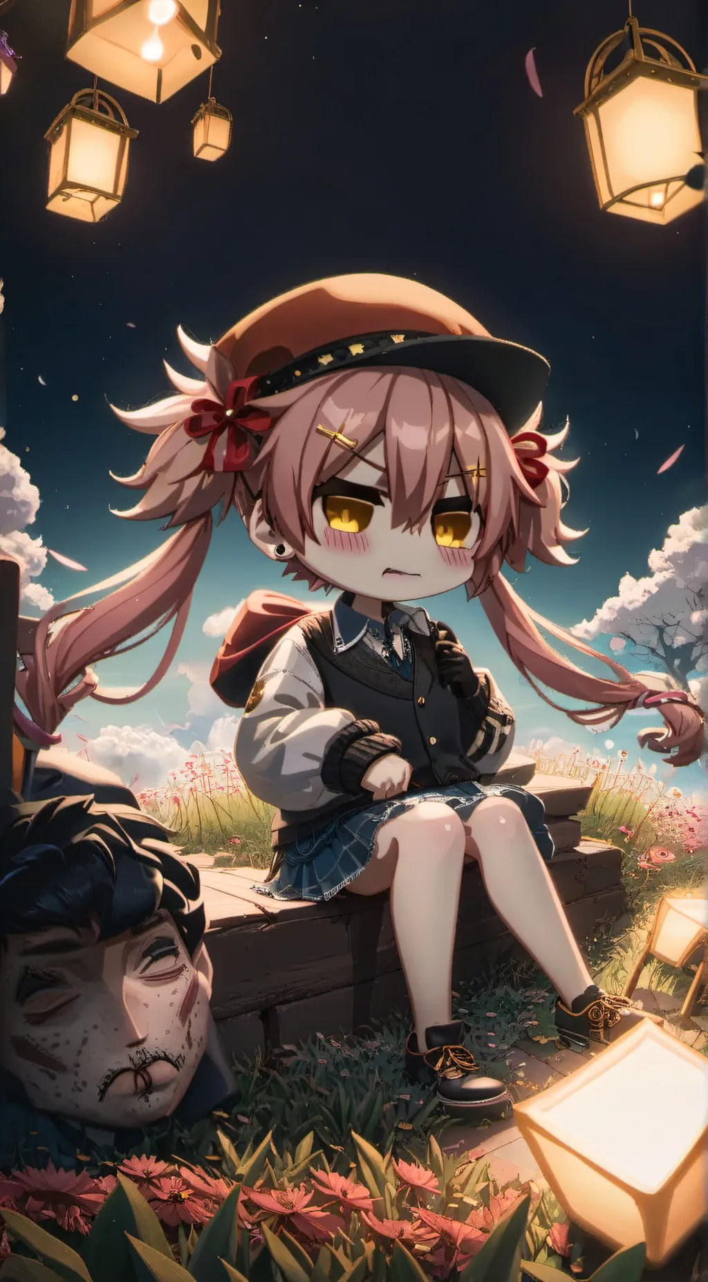 ai character: UWU cat background