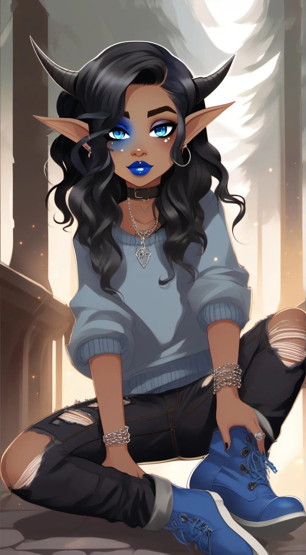 ai character: Amelia frost background