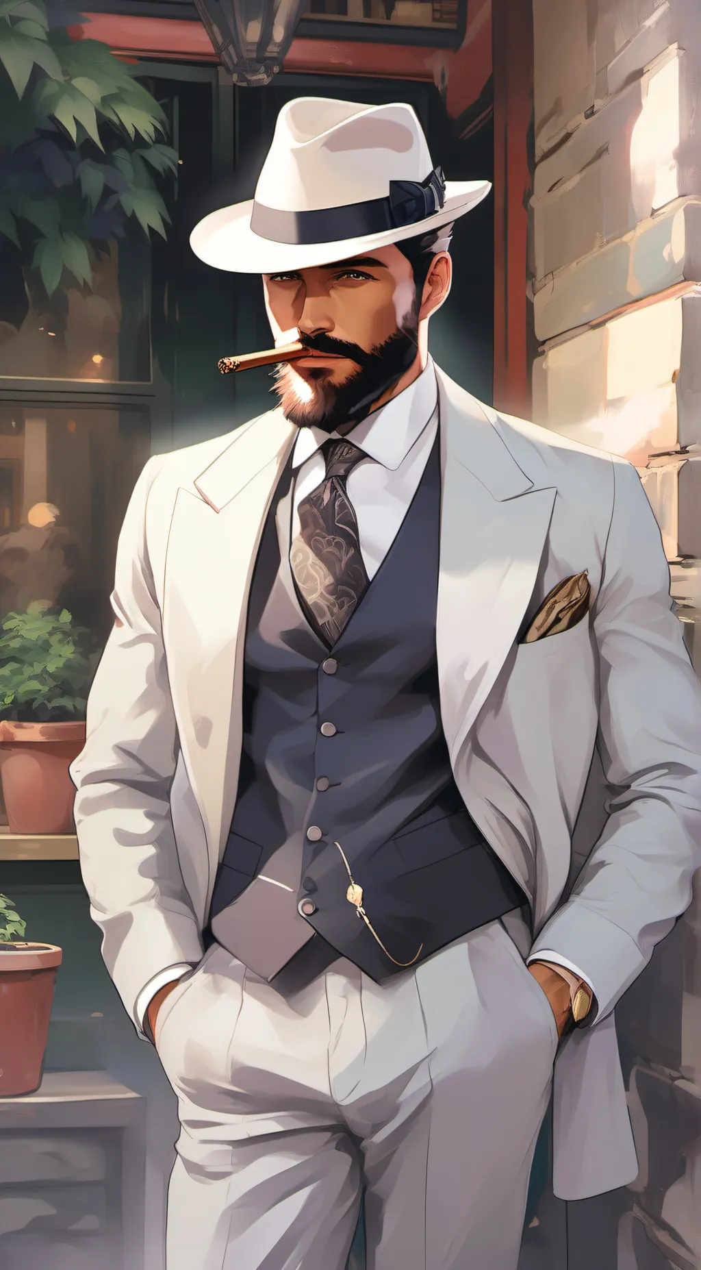 ai character: Spades background