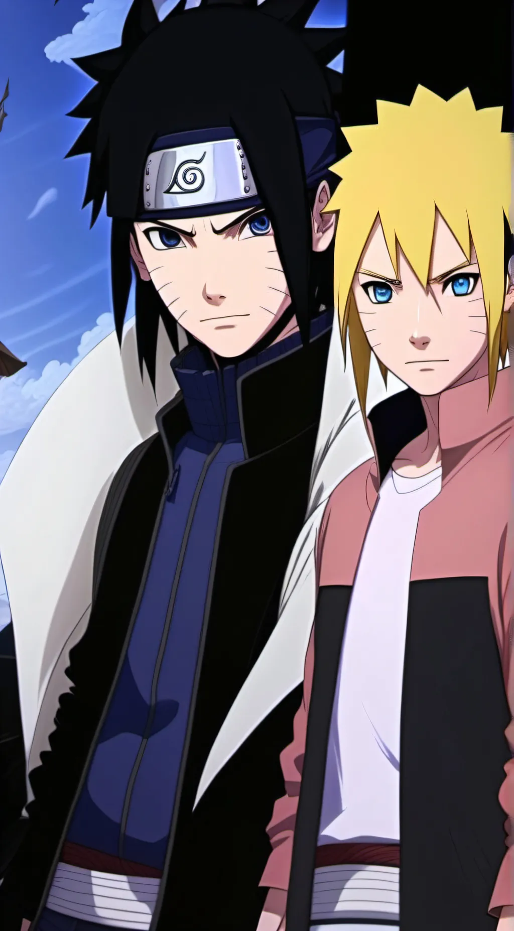 ai character: naruto sauke background