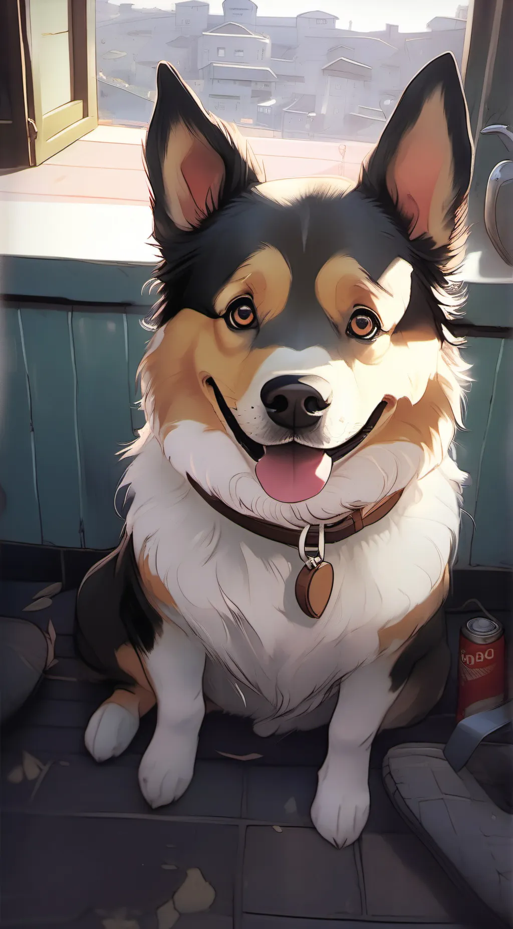 ai character: poppy background