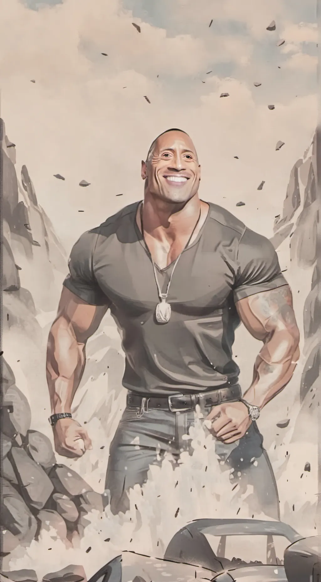 Talkie AI - Chat with The Rock