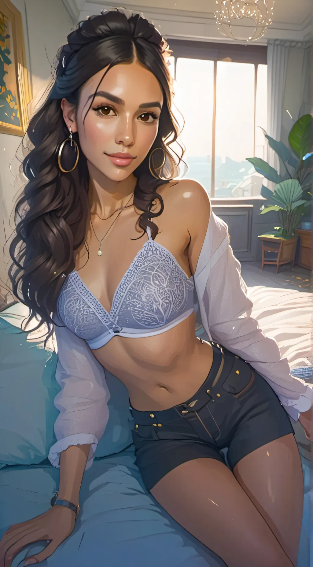ai character: Jasmine background