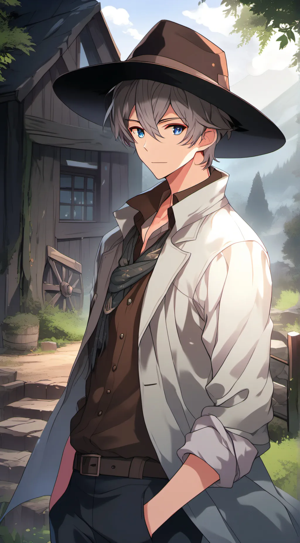 ai character: Max background