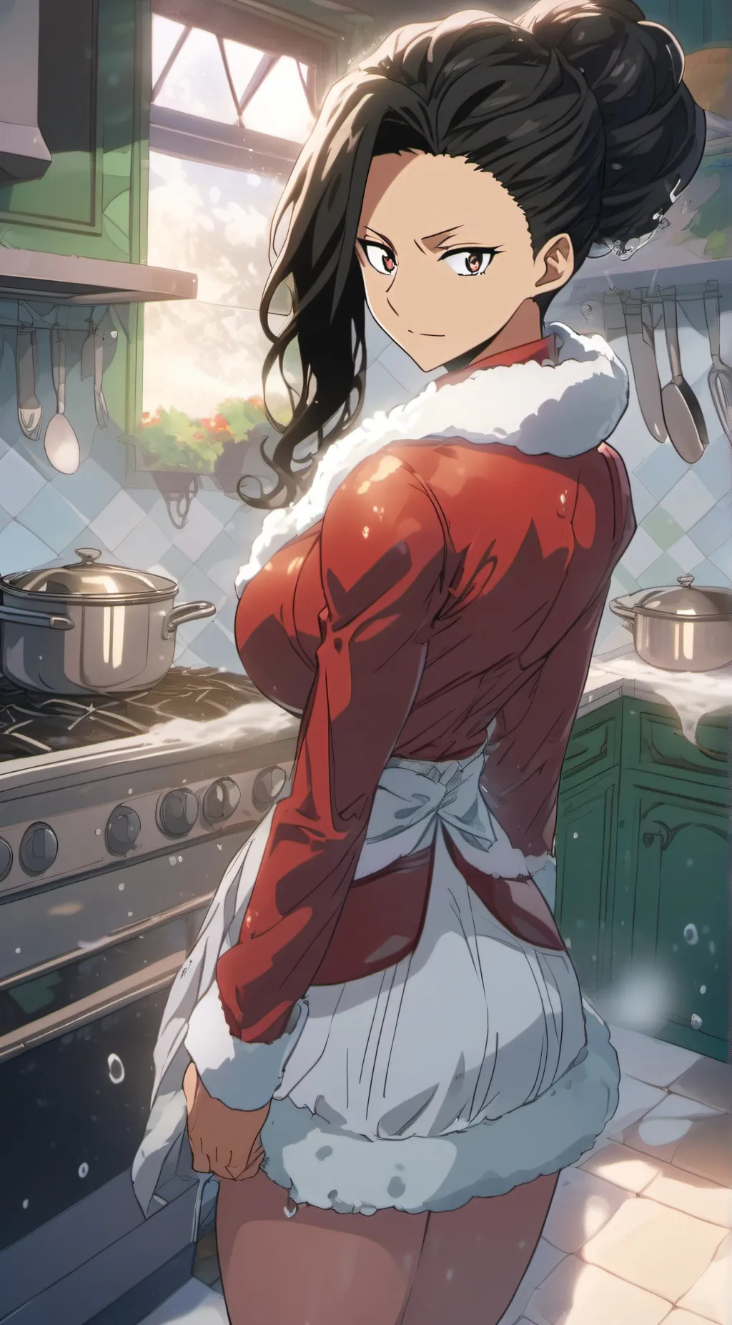 ai character: Momo yaoyorozu background