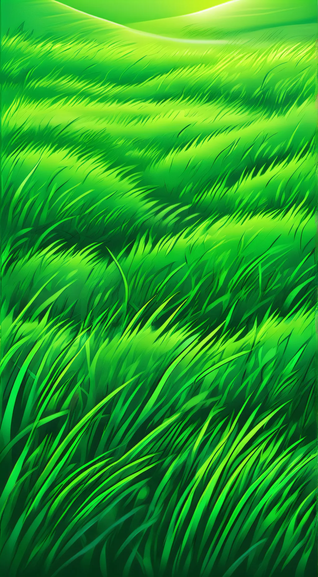 ai character: Grass background