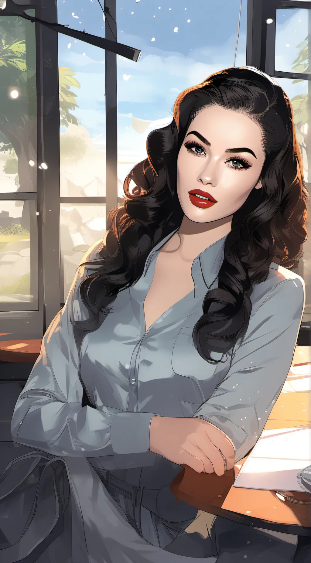 ai character: Kate background