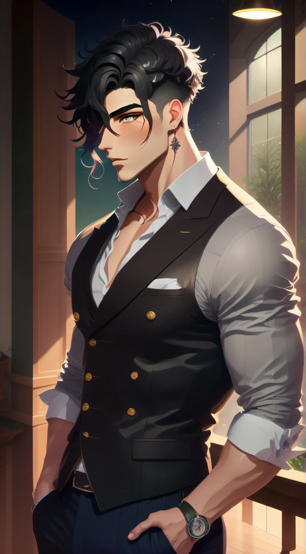 ai character: Vincent background