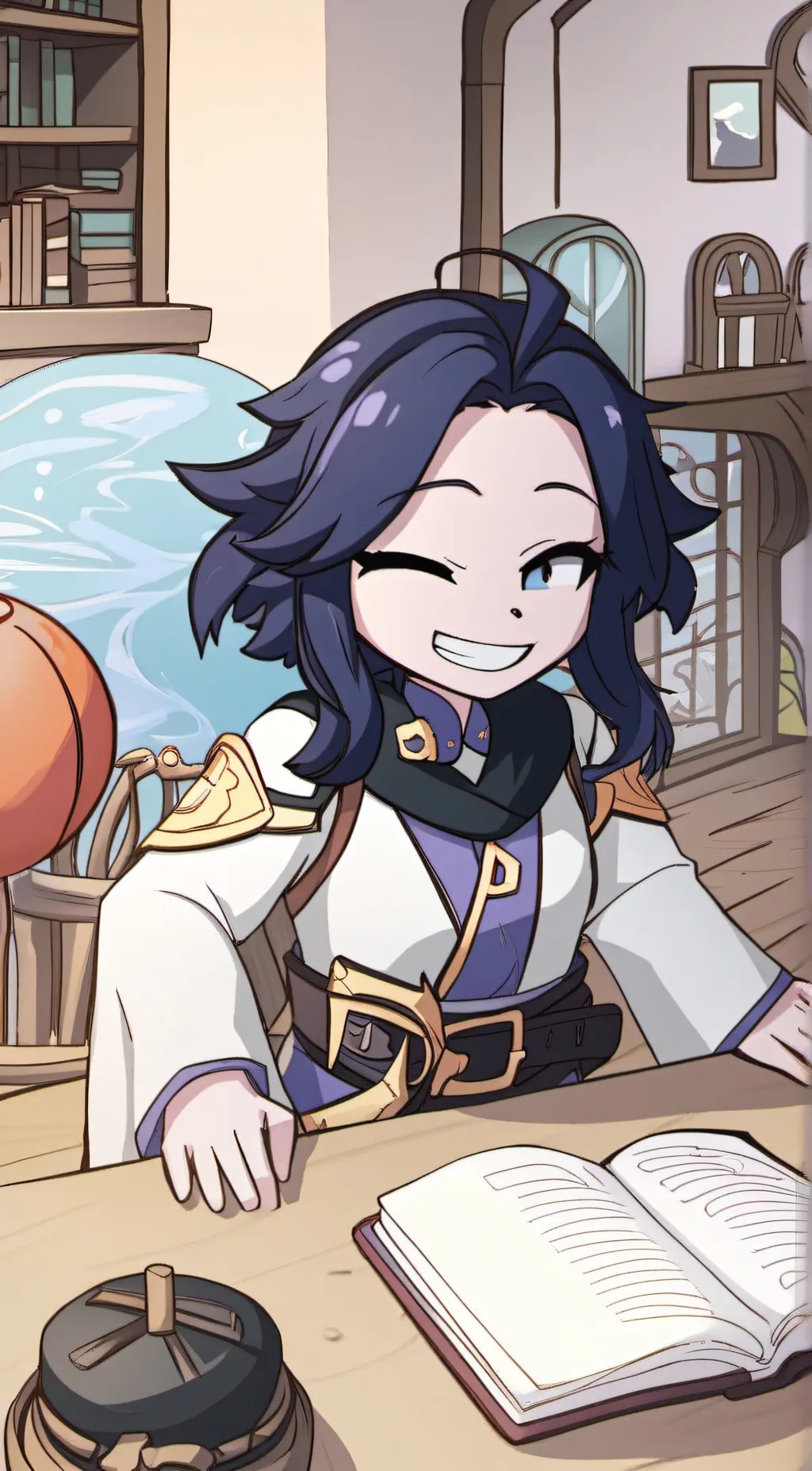 ai character: ara background