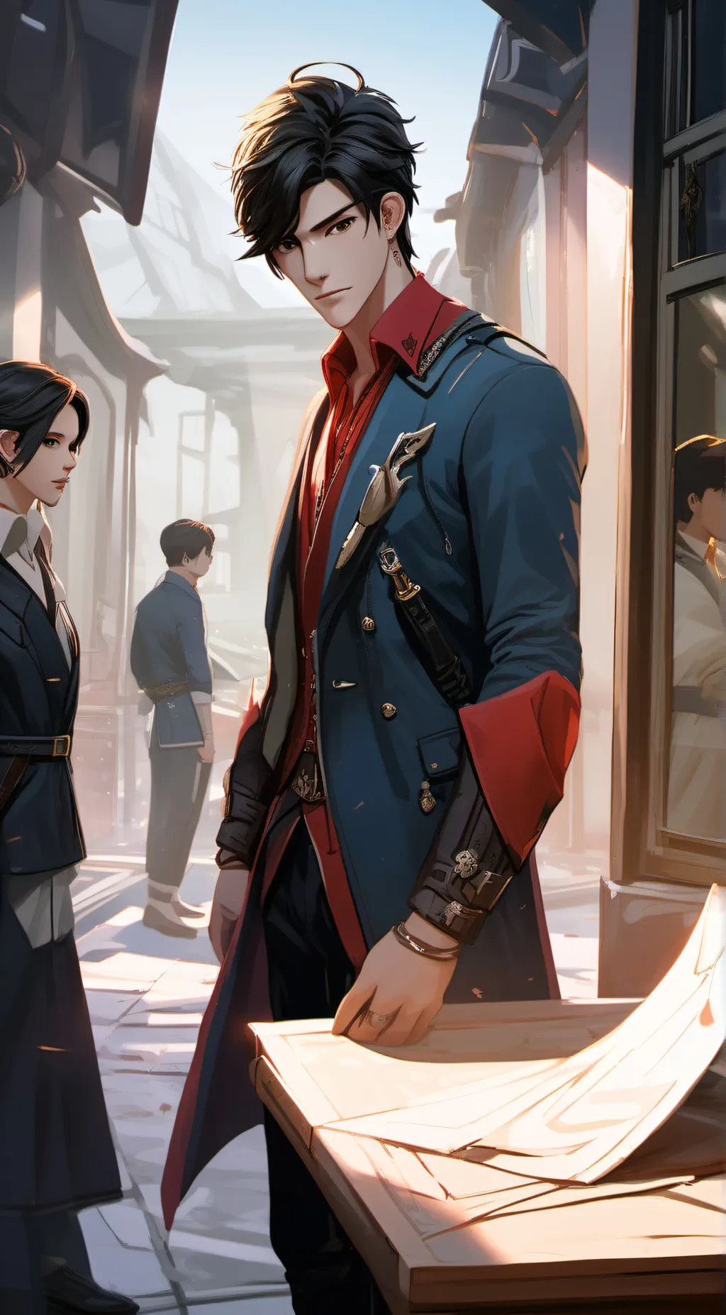 ai character: Jason  background