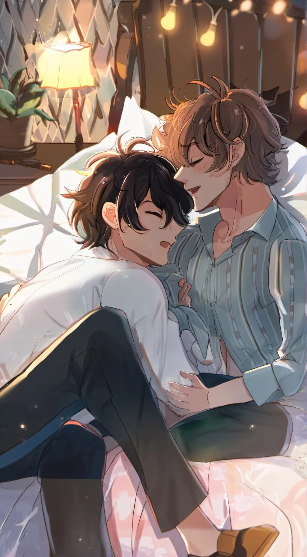 ai character: gay Dad  background