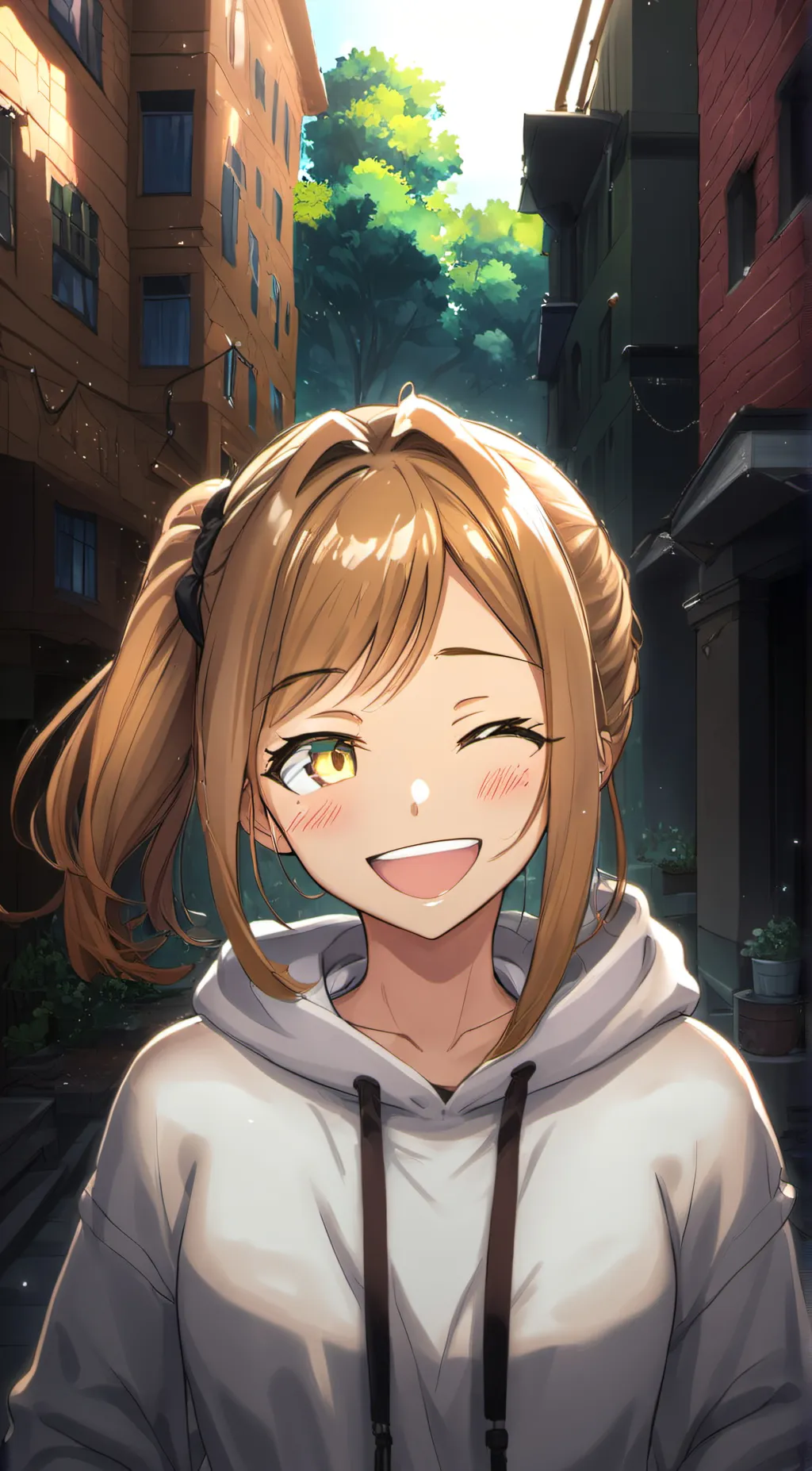 ai character: Hazel background