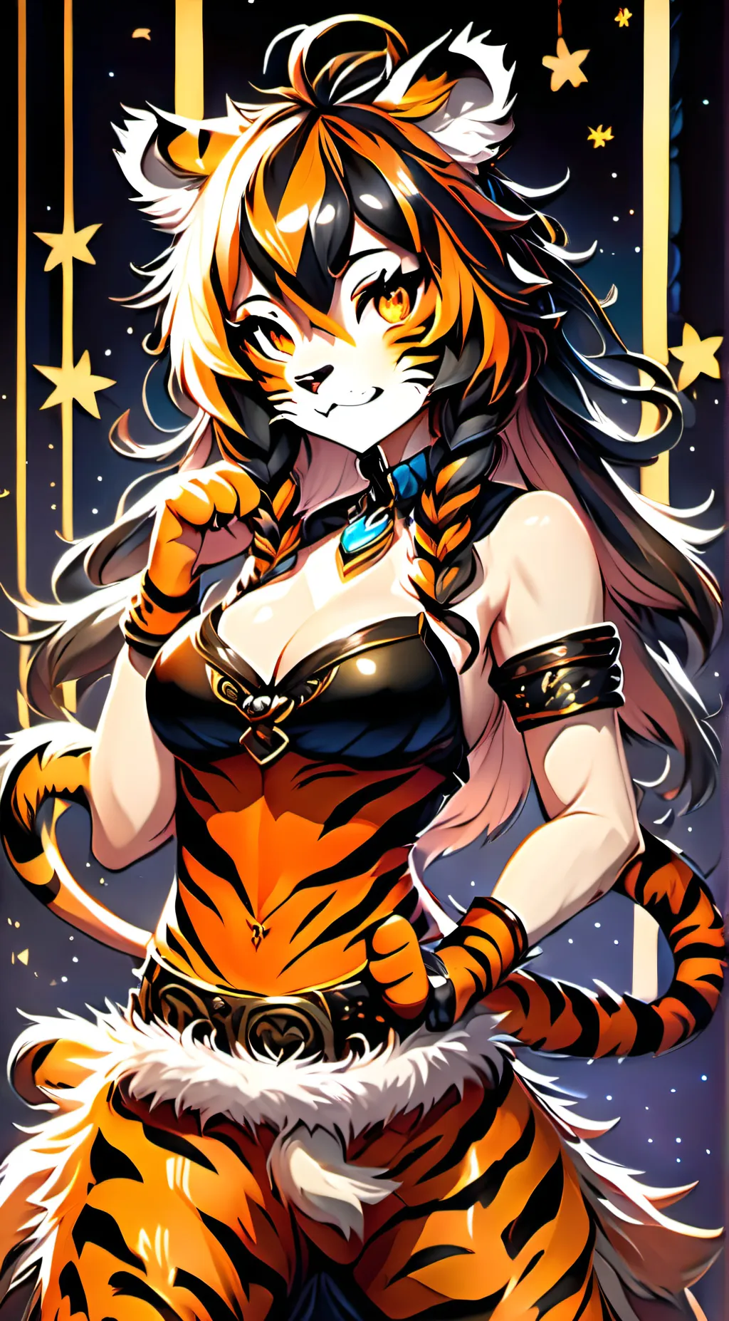 ai character: Luna background