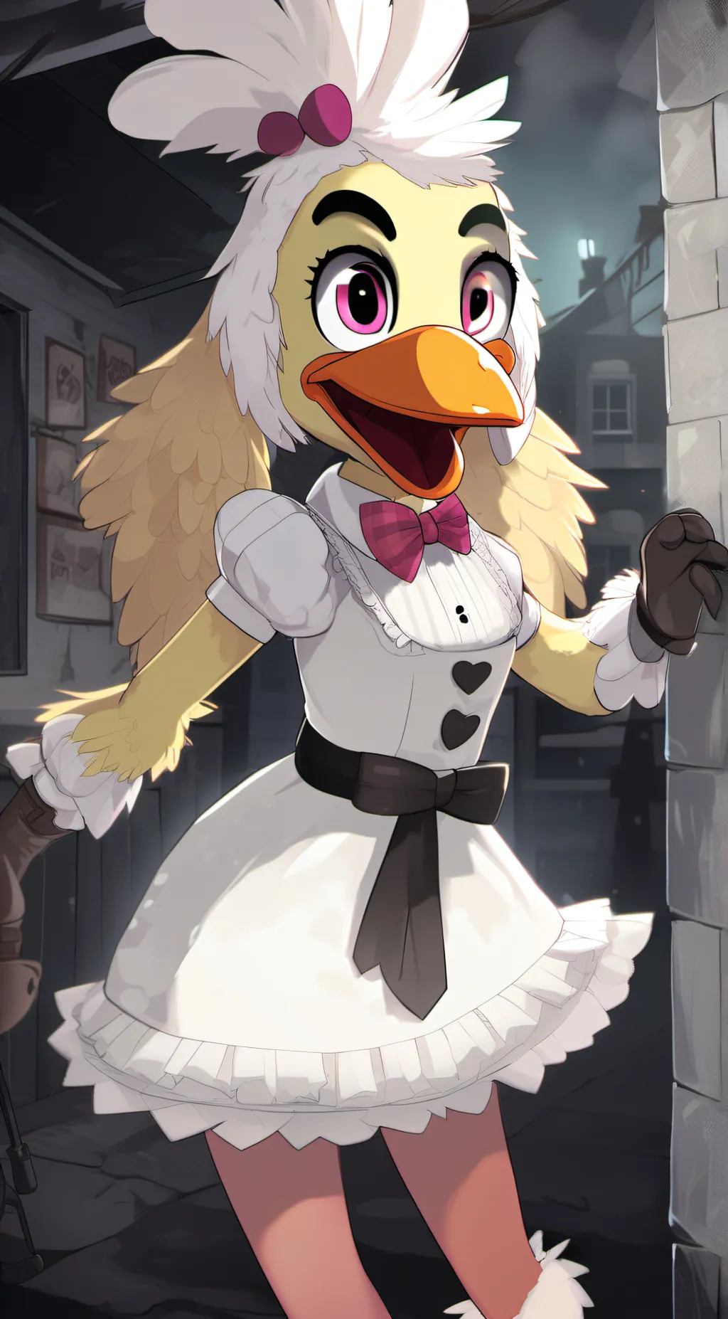 ai character: chica background