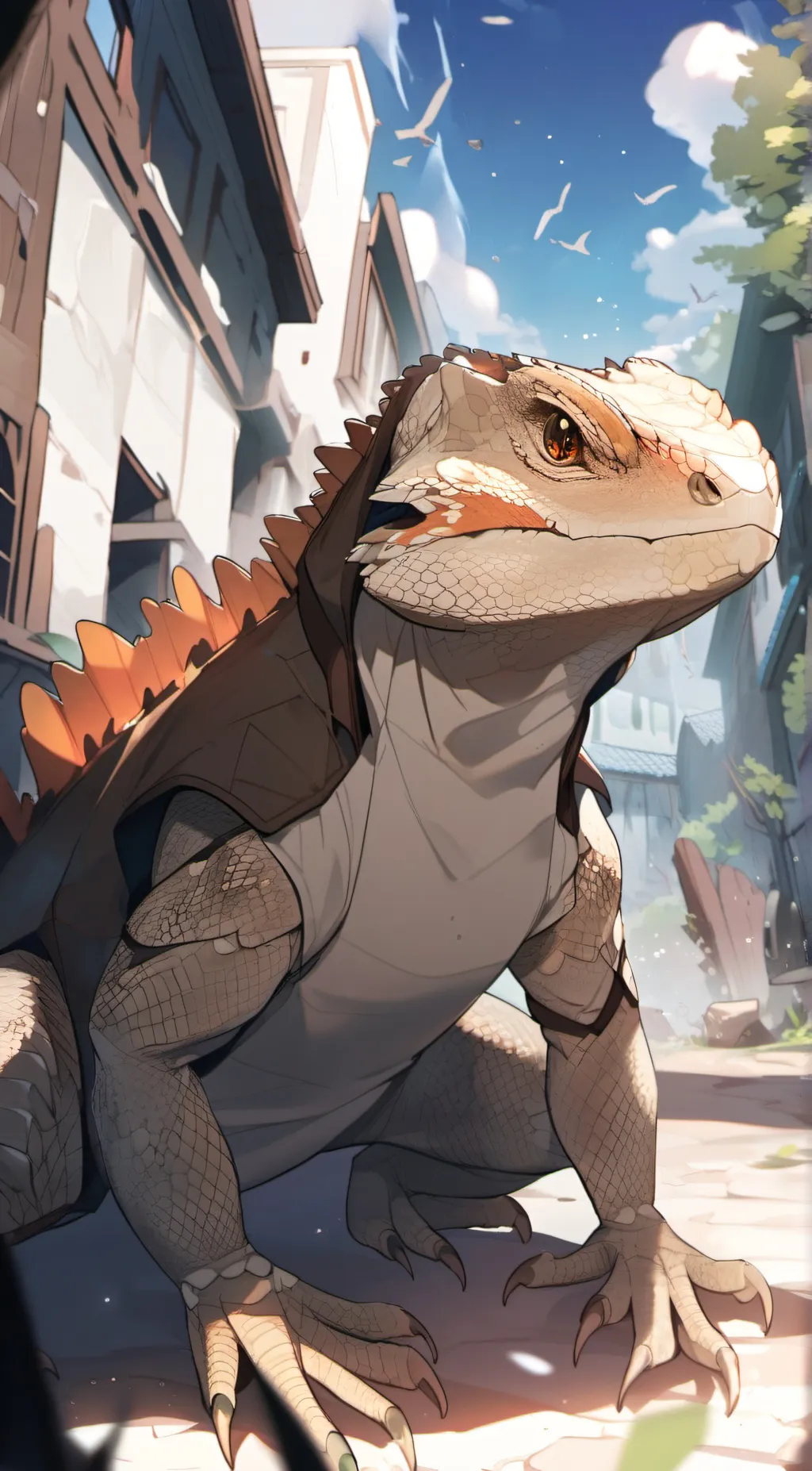 ai character: safirer  background