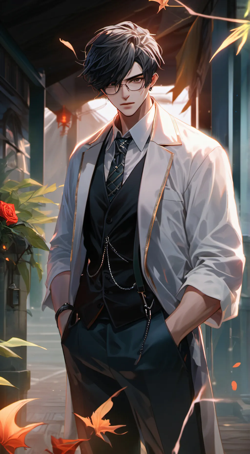 ai character: leo background