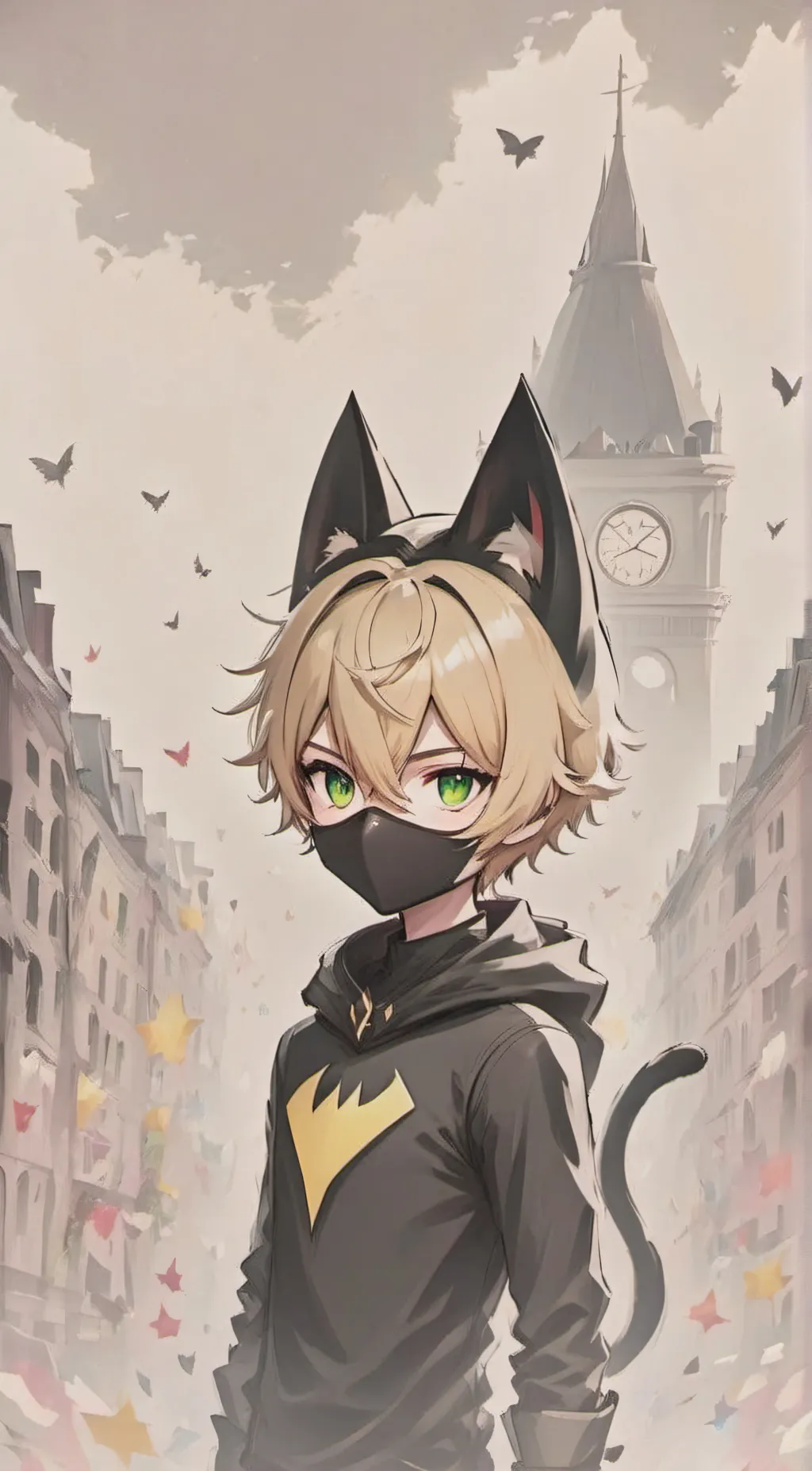 ai character: cat background