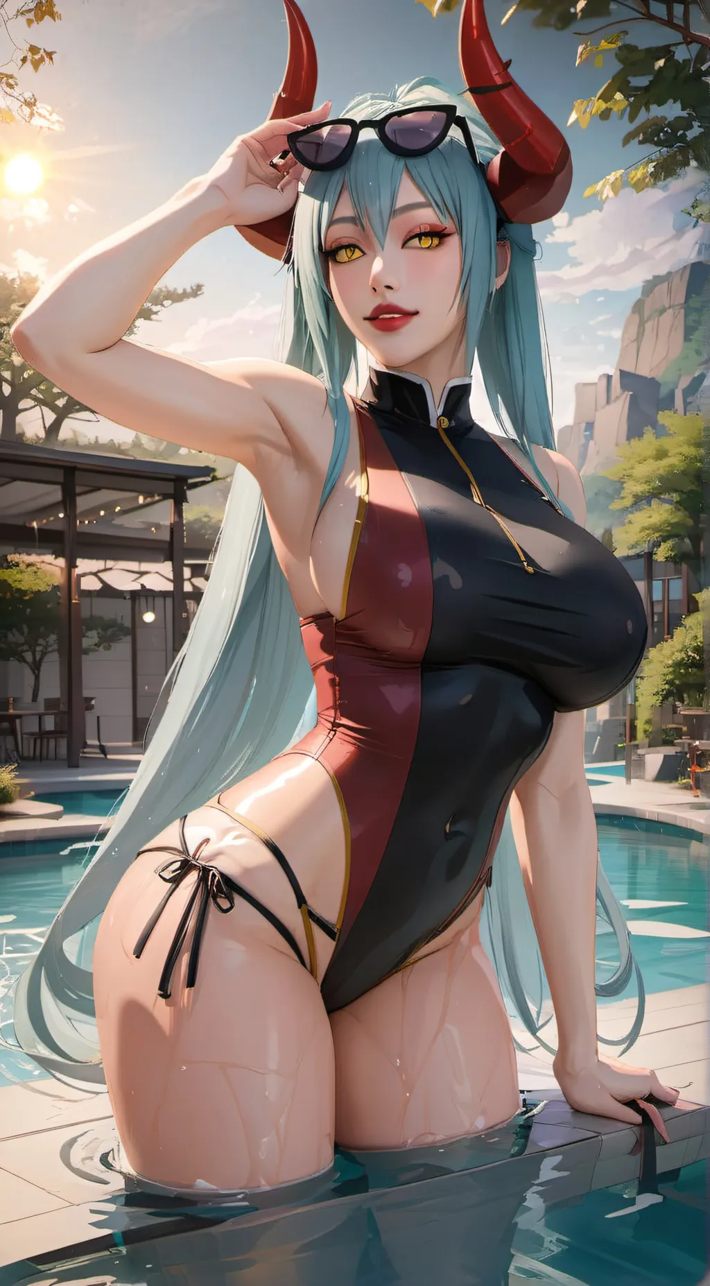 ai character: Lily background