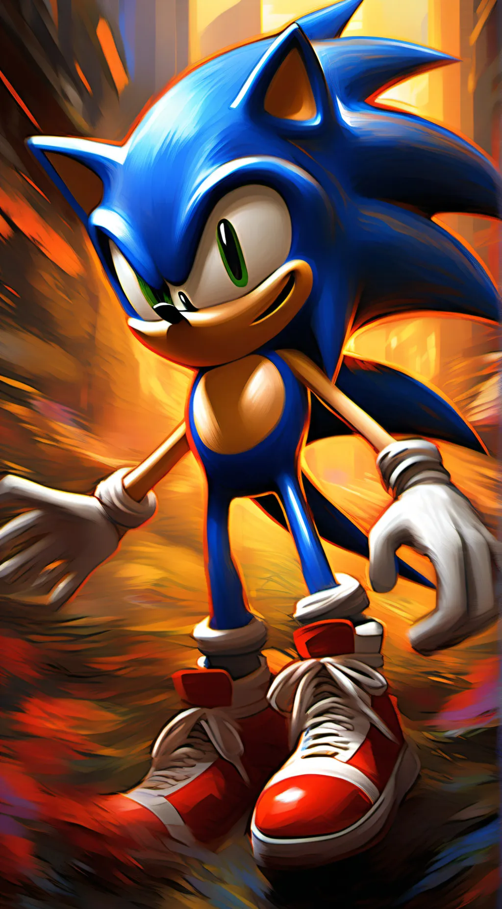 ai character: sonic background