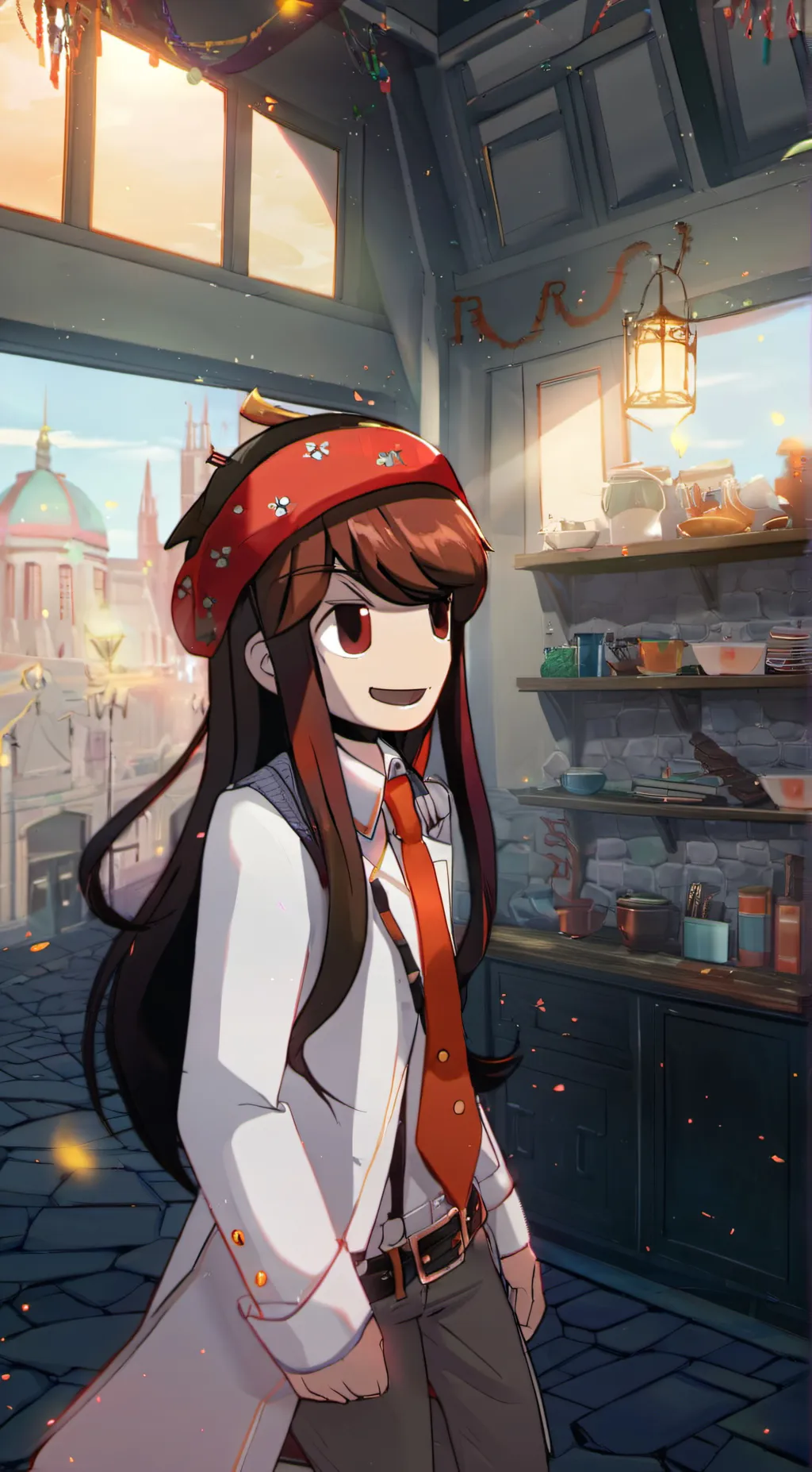 ai character: Ash background