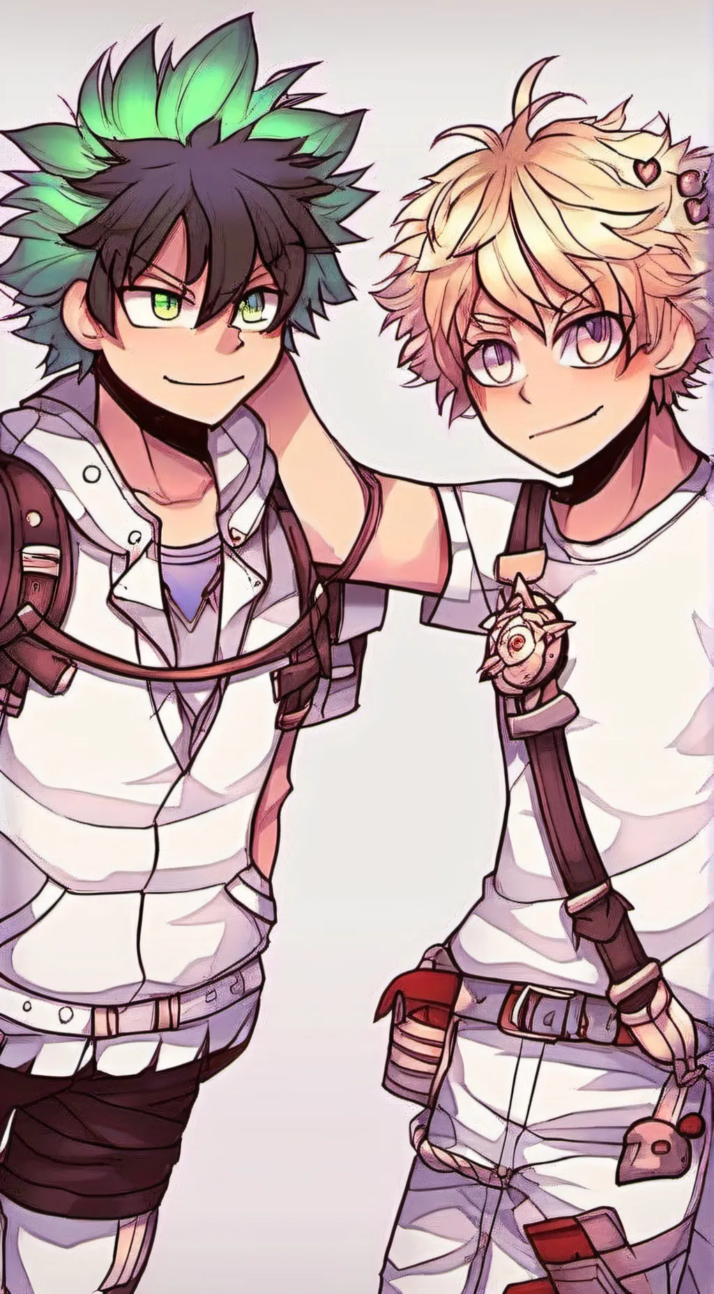 ai character: bakudeku background