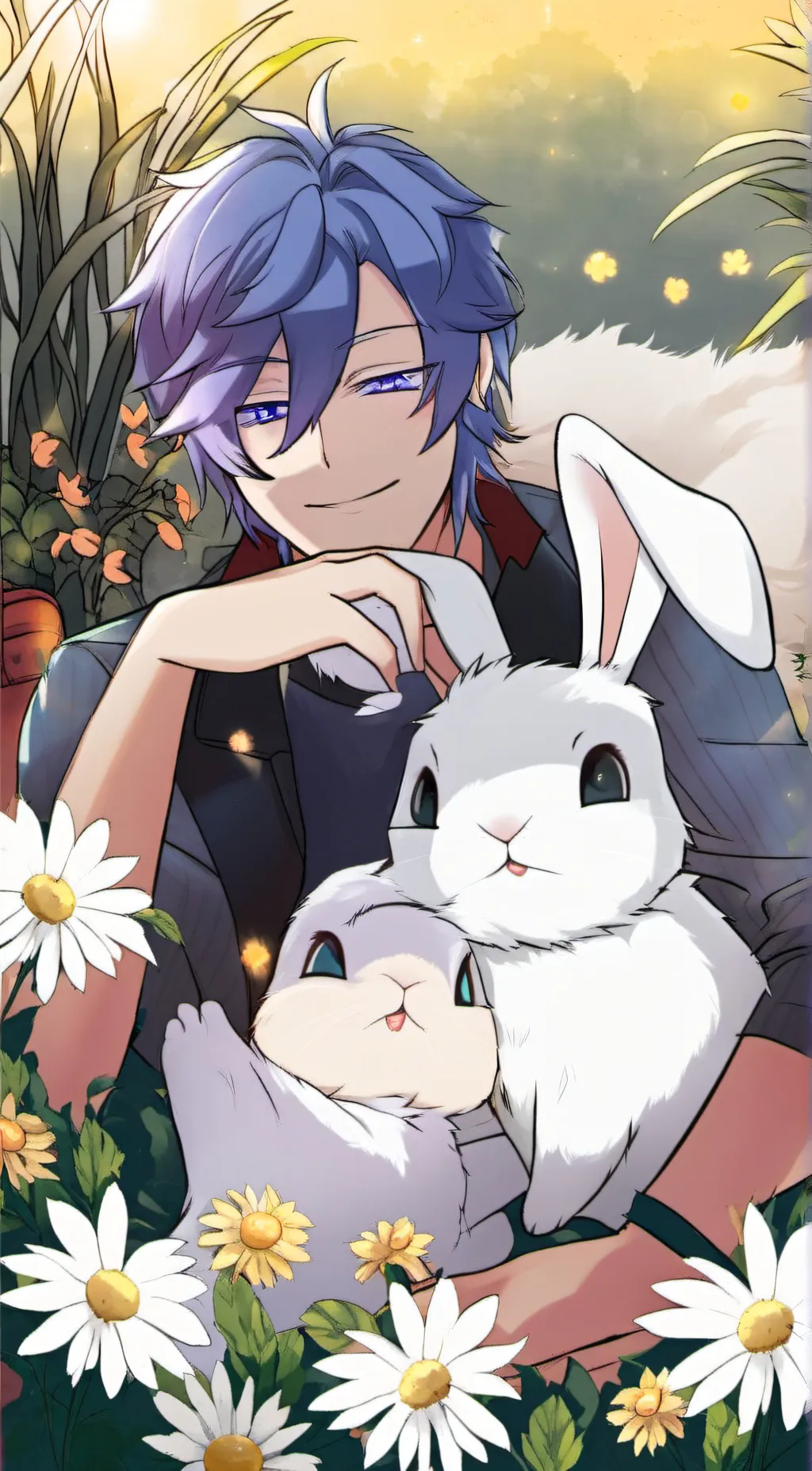 ai character: Bun.and max background