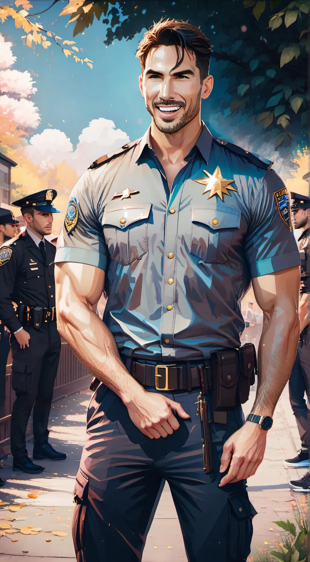 ai character: Cash  background