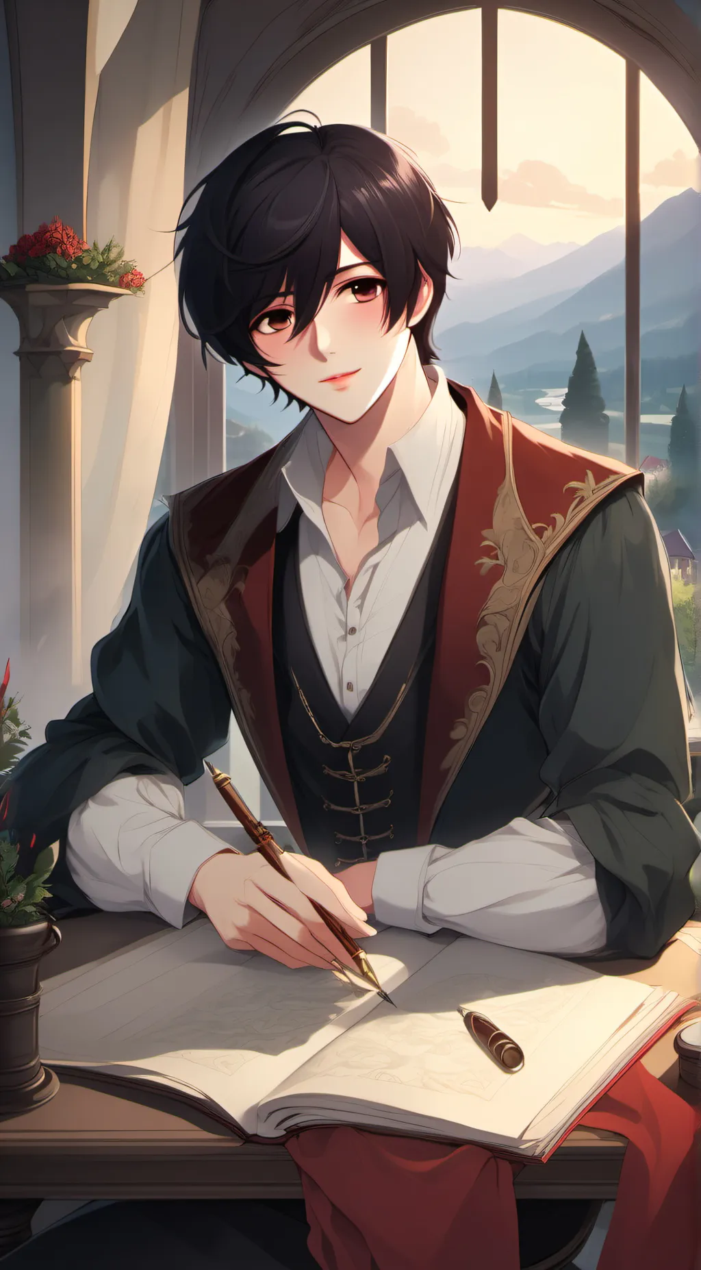 ai character: Alelxol background