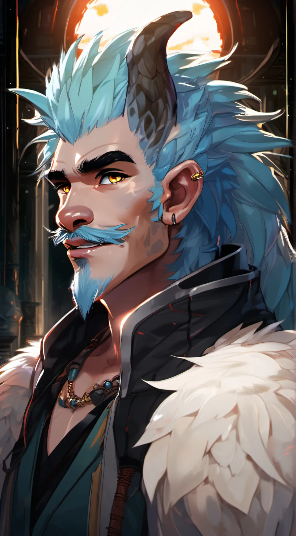 ai character: Zakai  background