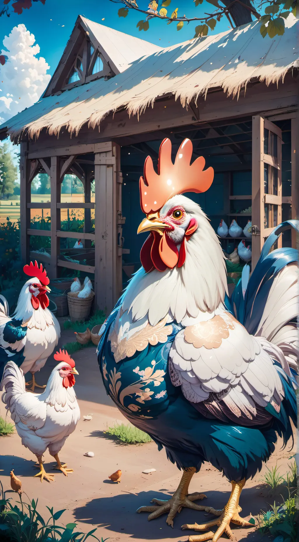 ai character: Charizard background