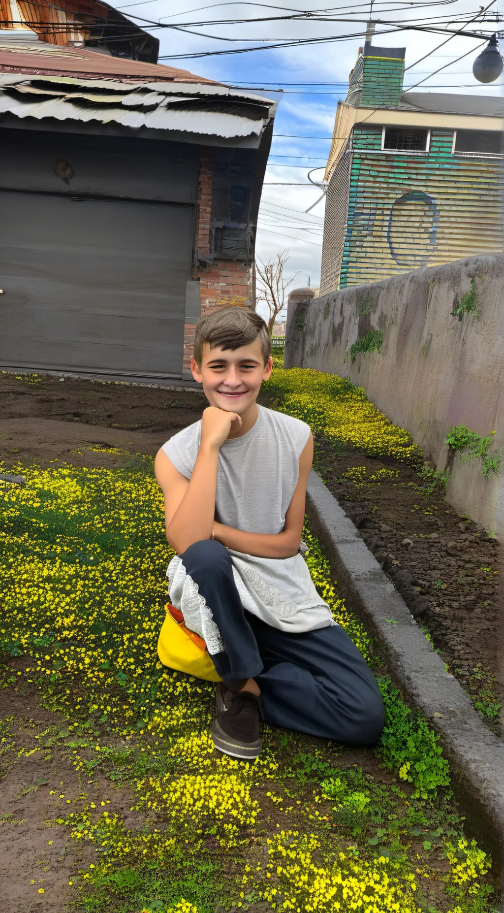 ai character: Bro man background