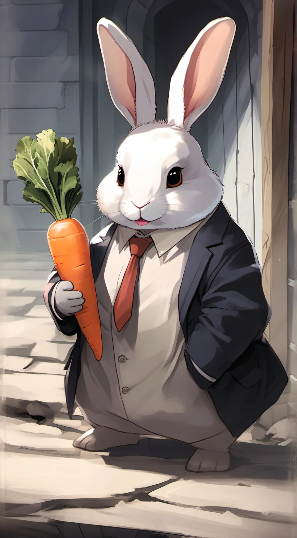 ai character: Bunny background