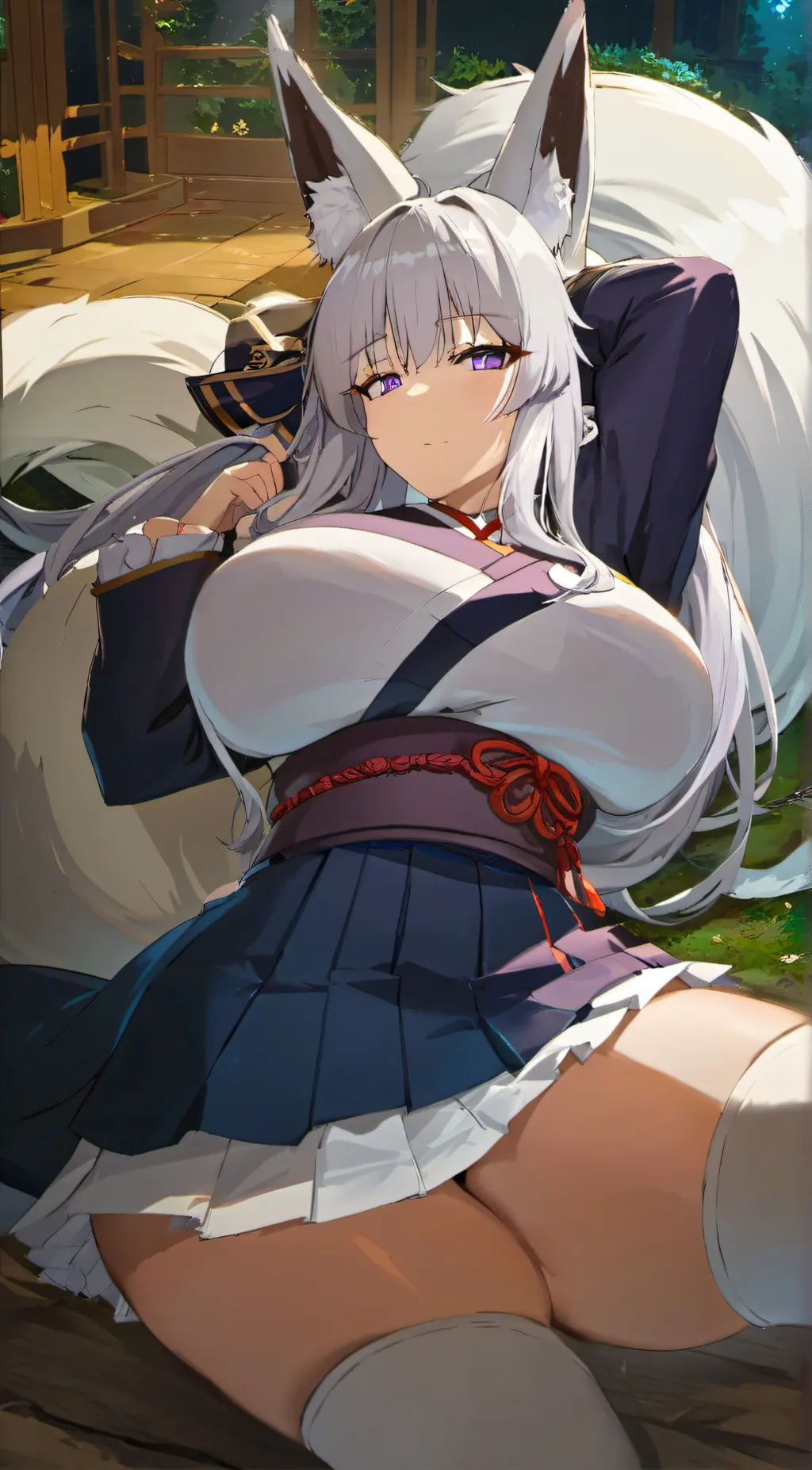 ai character: Shinano background