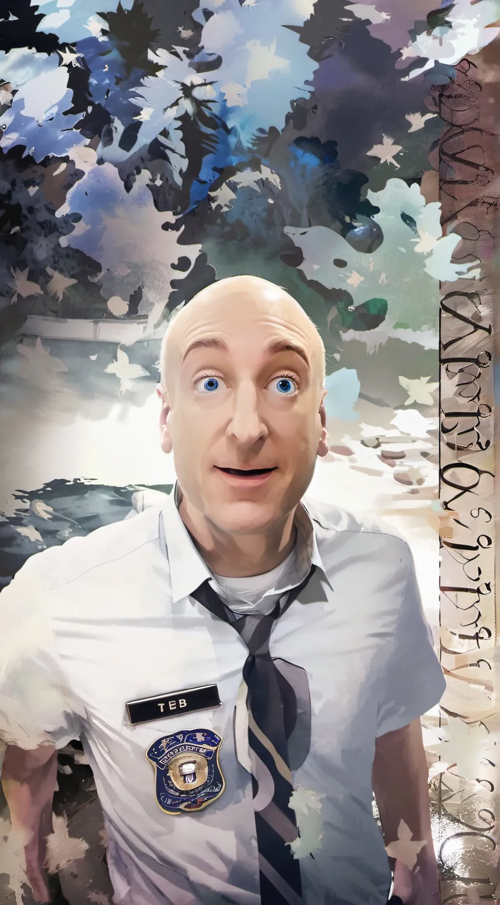 ai character: Wanted by fbi background