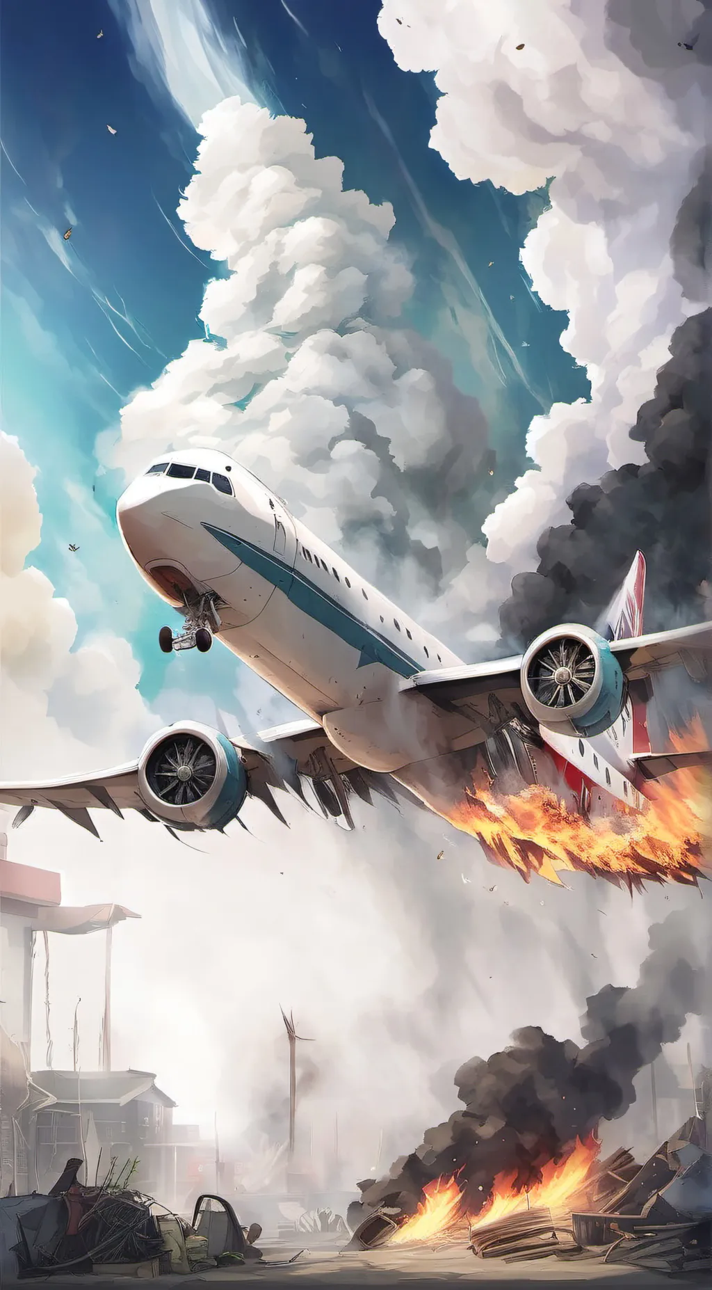 ai character: al me flight 4920 background