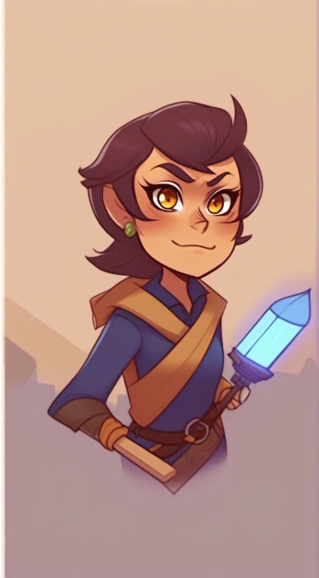 ai character: Luz background