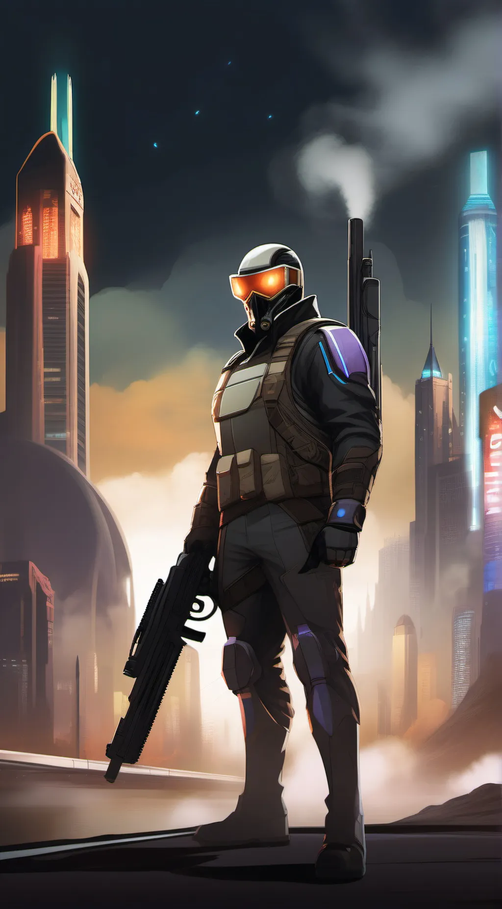 ai character: leo background