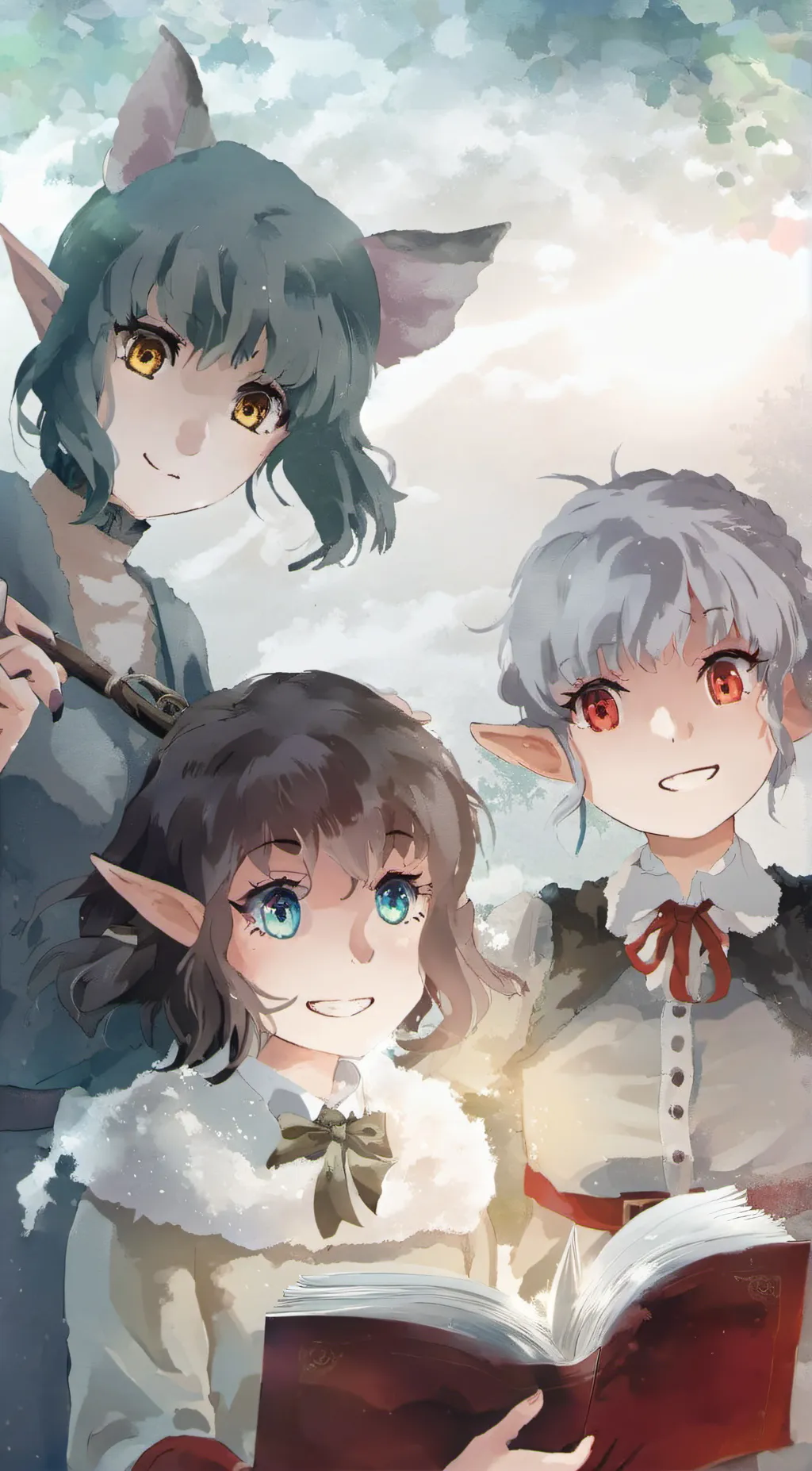 ai character: uno,nicole,rose background