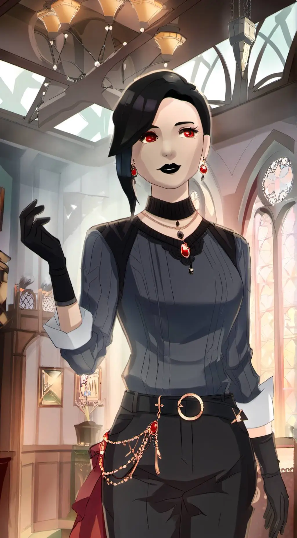 ai character: Jinx Vamp background