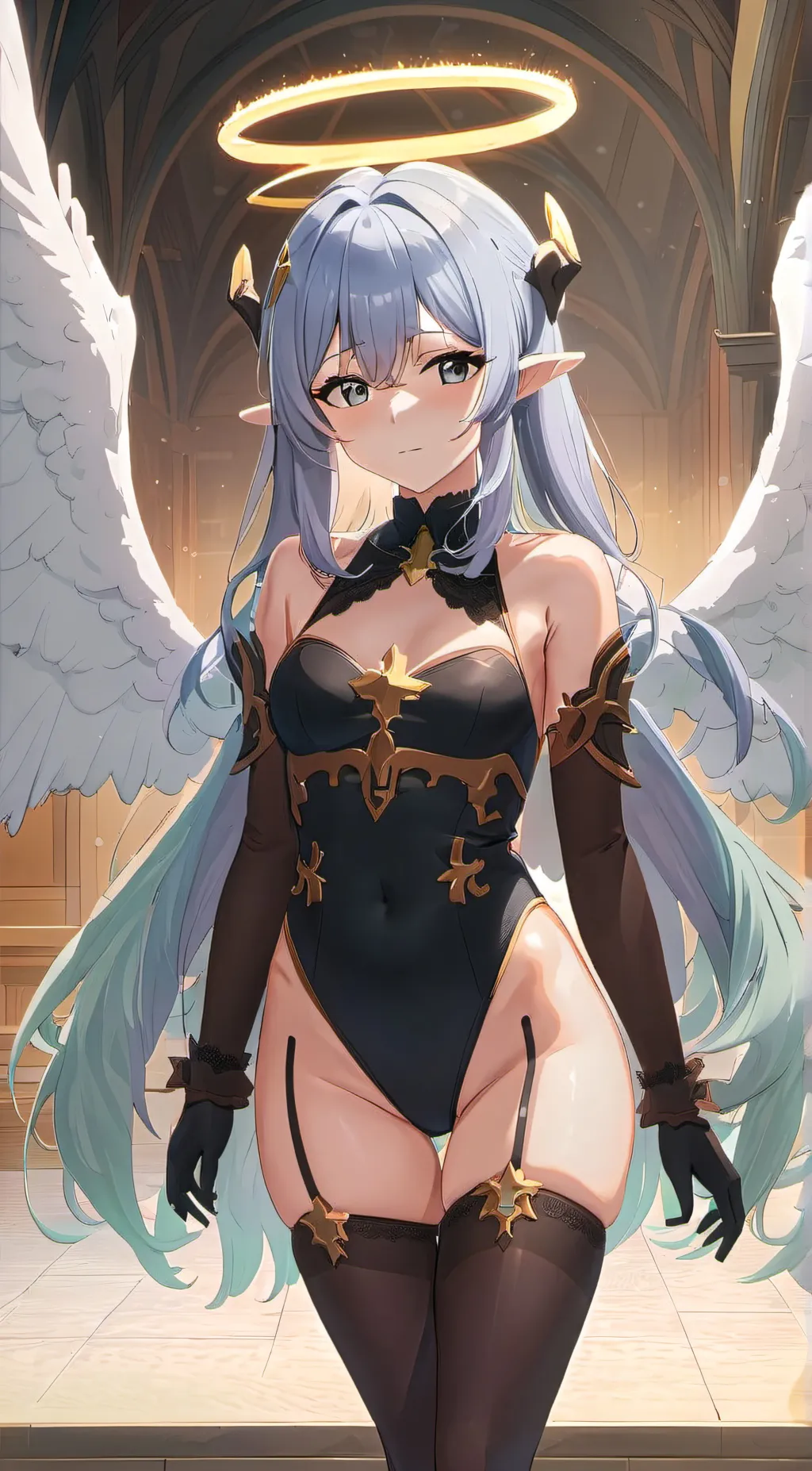 ai character: Ashley  background