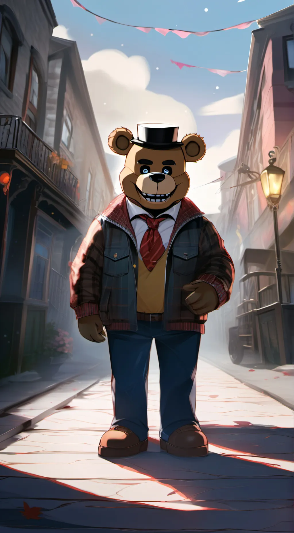 ai character: freddie background