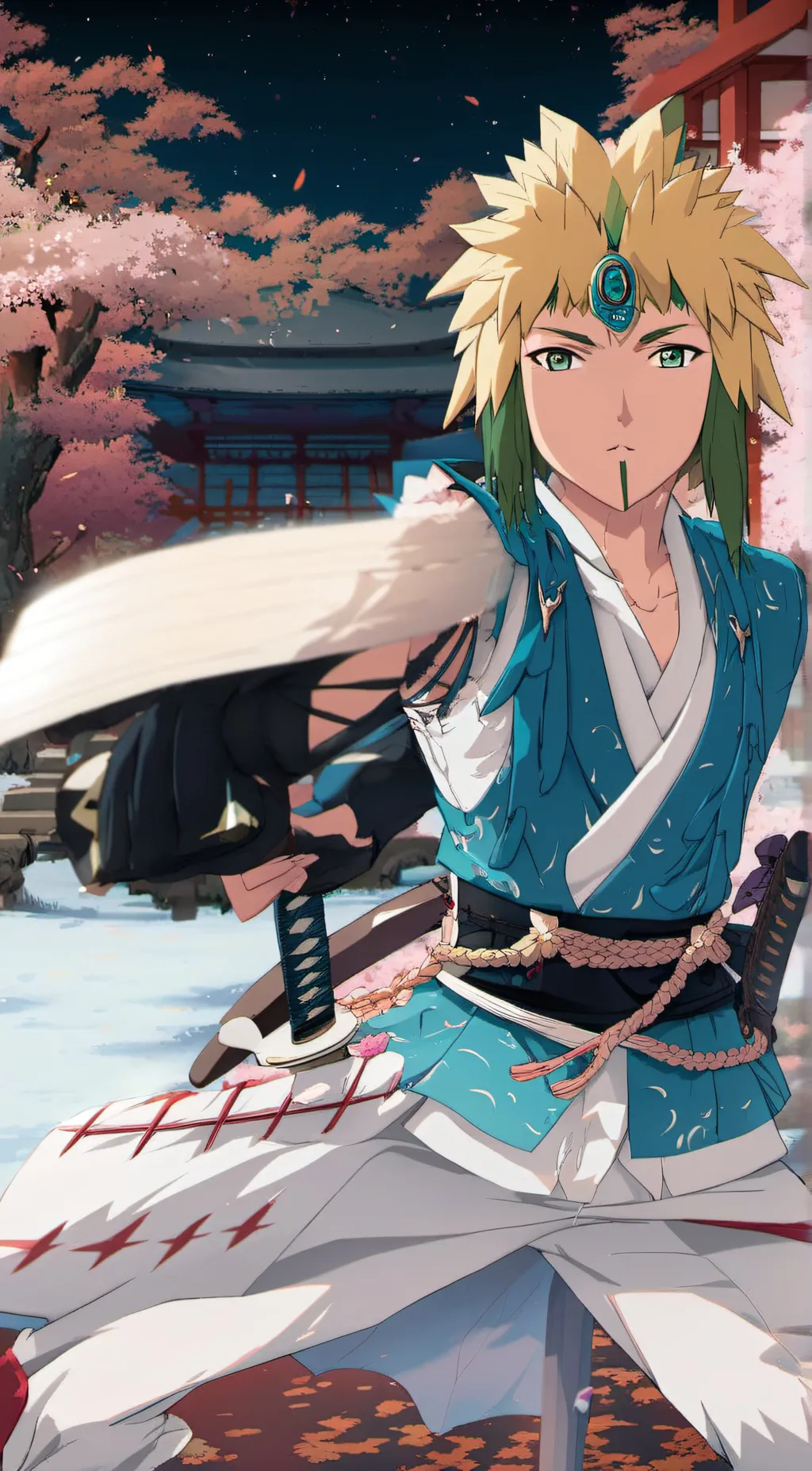 ai character: korudé background