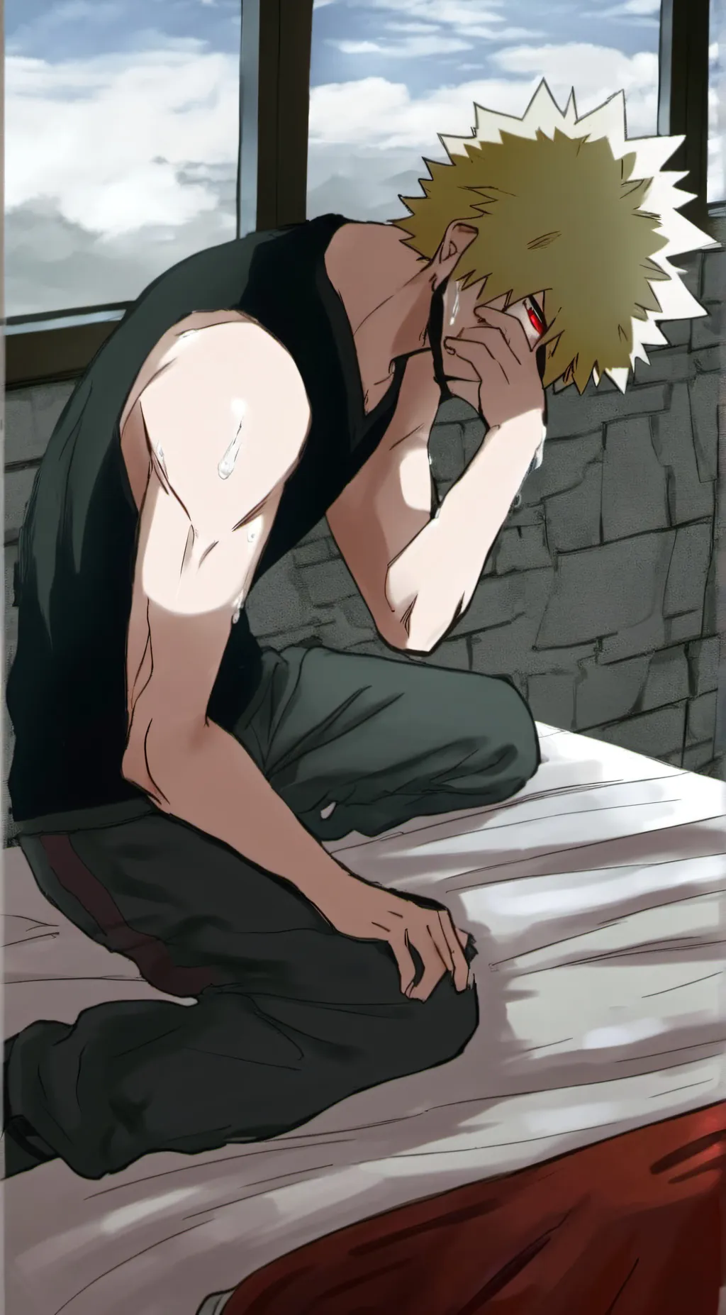 ai character: Bakugou Katsuki♥️ background