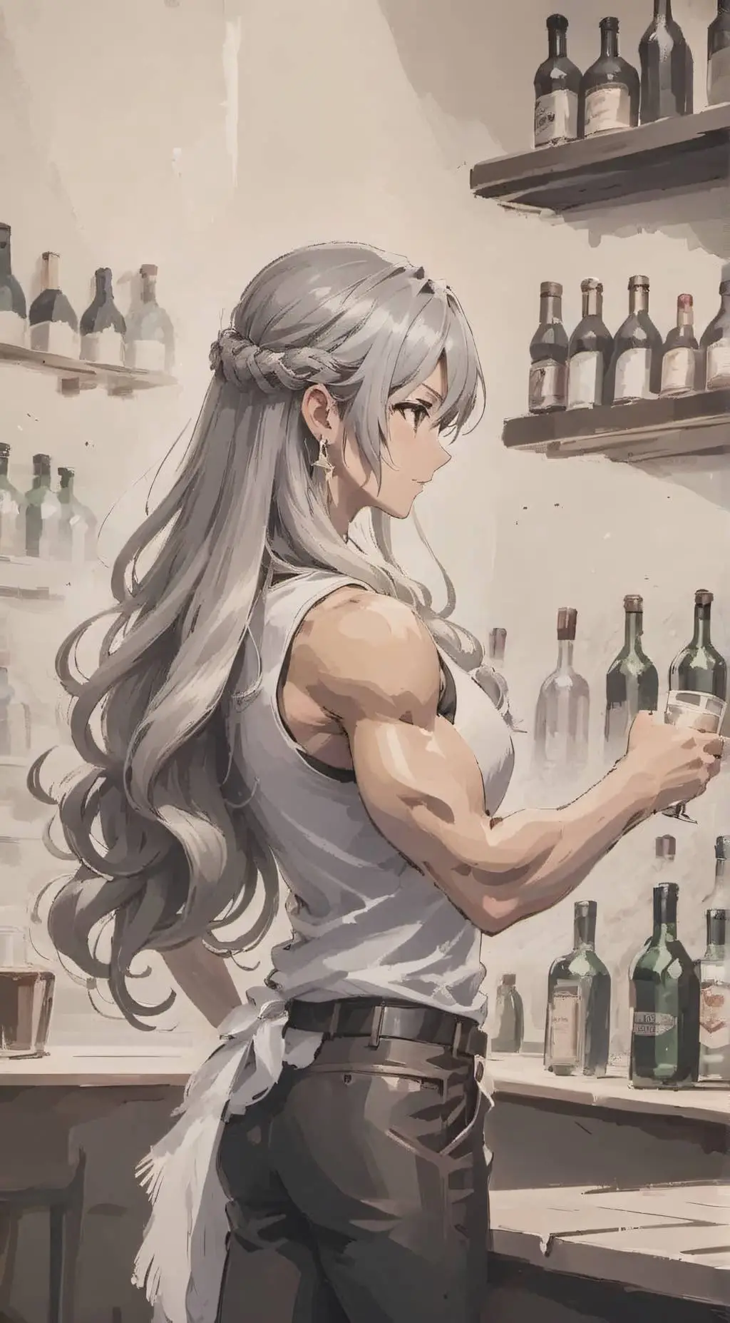 ai character: Smoke  background